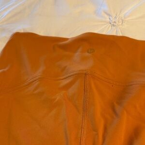lululemon athletica Orange Leggings